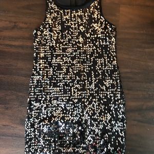 Banana Republic Black Sequence dress size 8